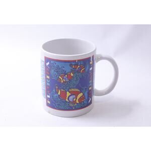 Florida, Message Mug, Bright Colorful Fish in Water, ALMC, Novelty Cup, Tea